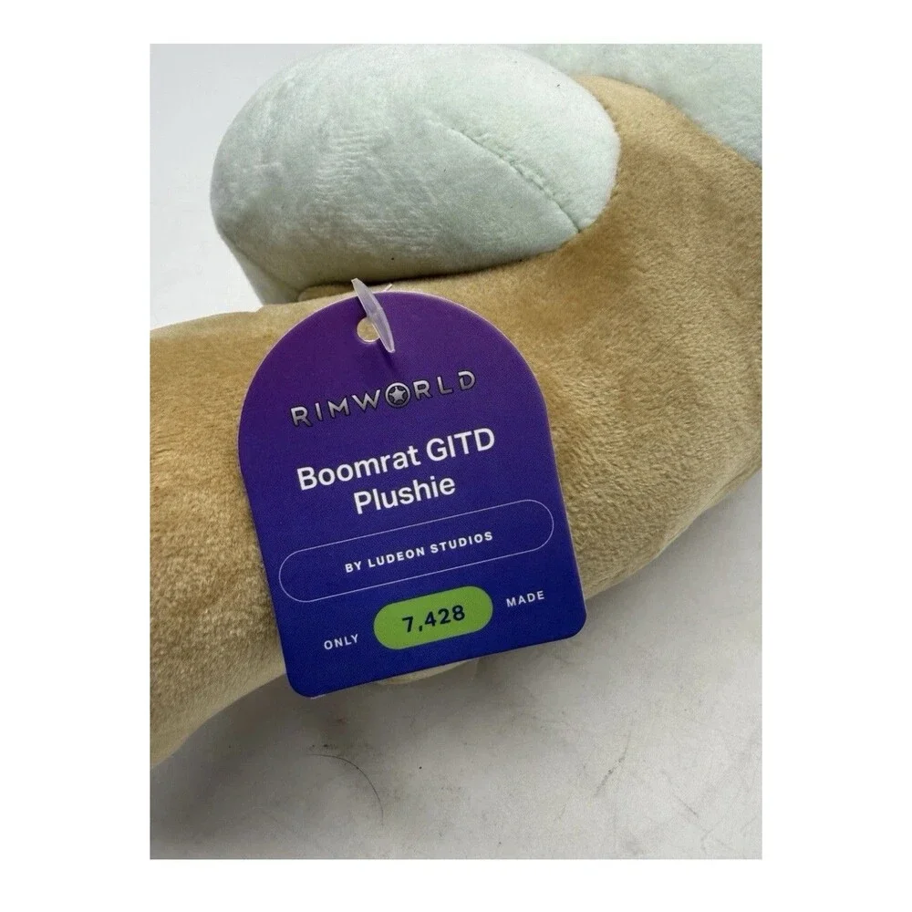 RimWorld Boomrat GITD Plush from Makeship Ludeon Studios Limited Edition Plushy